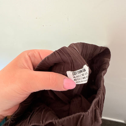 Cotton On Size 14 Drawstring Toggle Hem Wide Leg Pants – photo 2