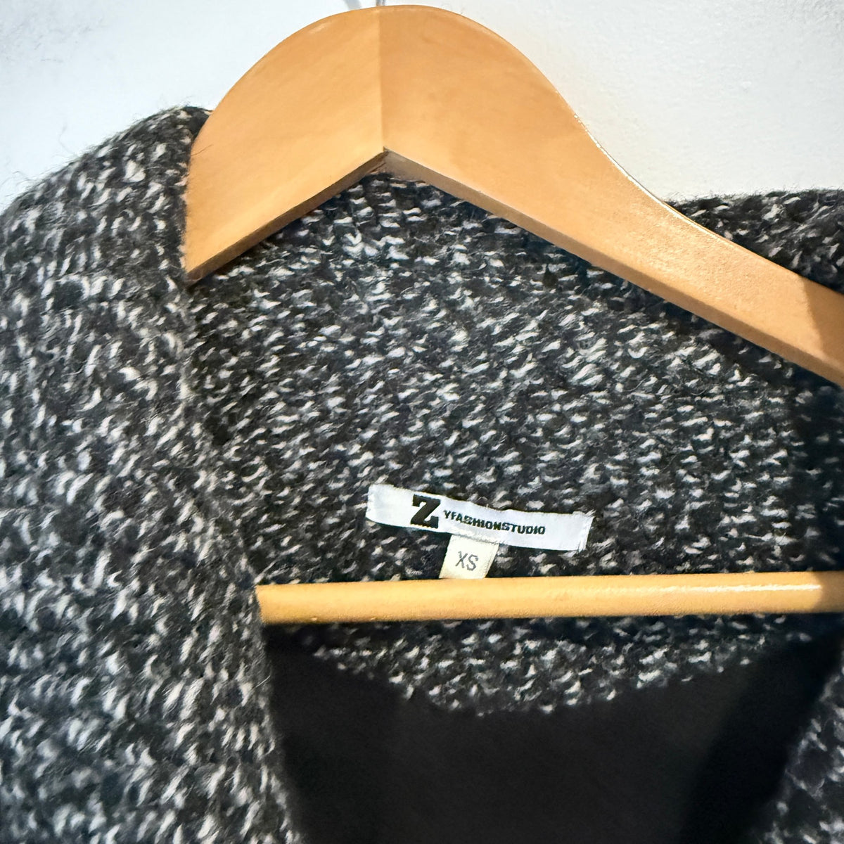 ZY Fashion Studio Size XS Boucle Belted Wrap Coat – photo 2