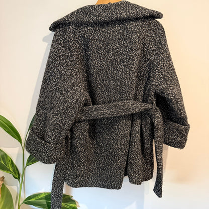 ZY Fashion Studio Size XS Boucle Belted Wrap Coat – photo 6