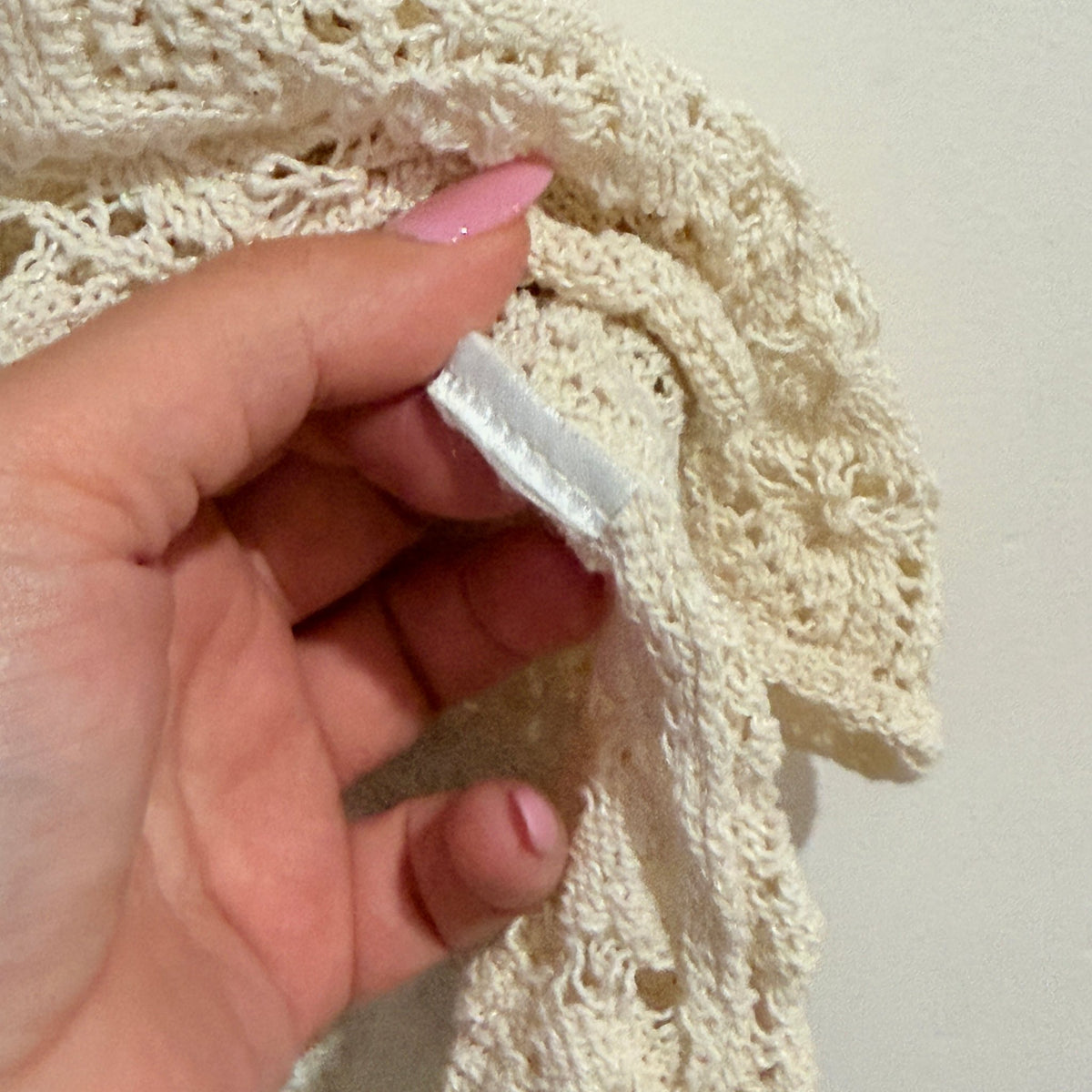 Zara Size S Pointelle Knit Short Sleeve Top – photo 3