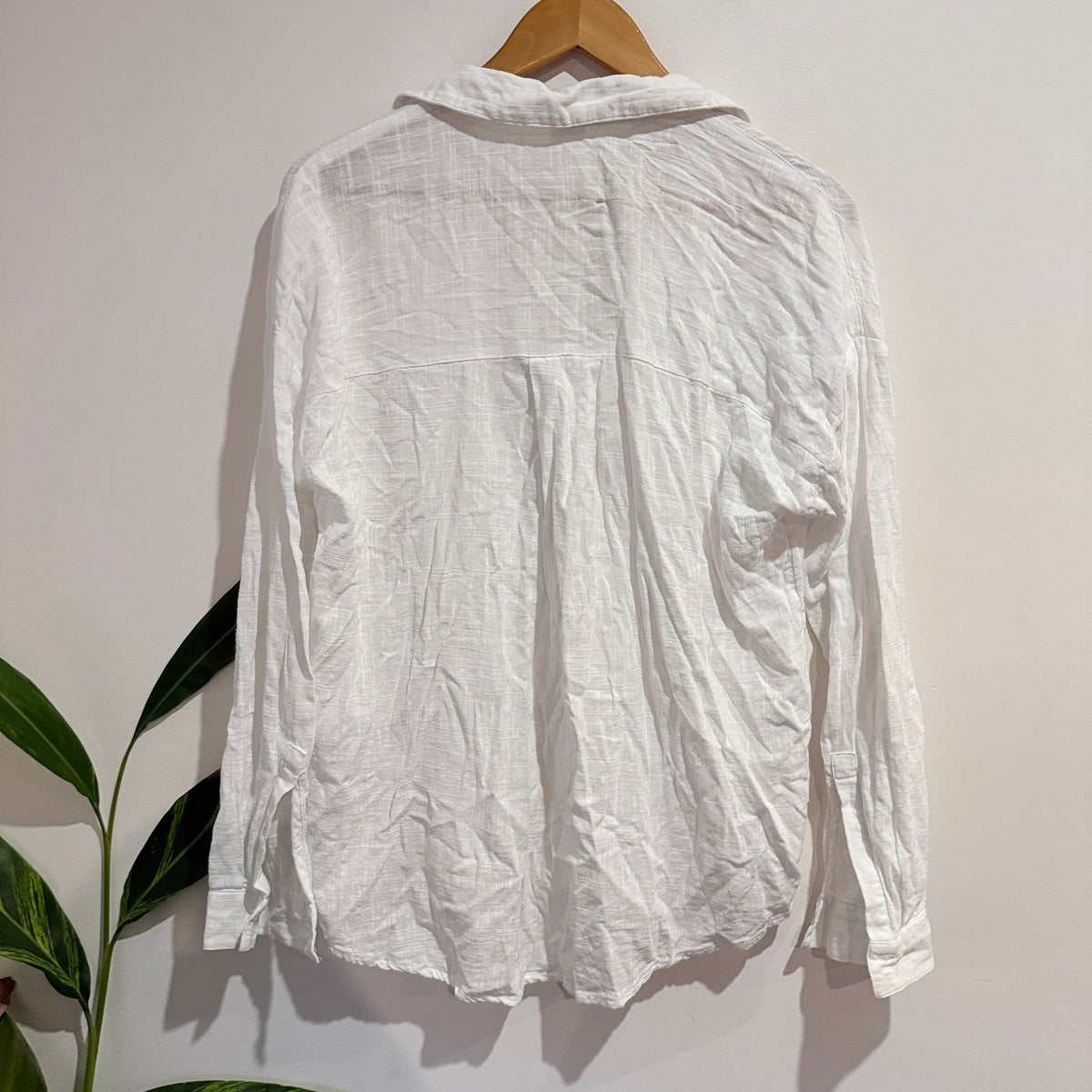 Cotton On Body Size XS Textured Button Up Long Sleeve Shirt – photo 6