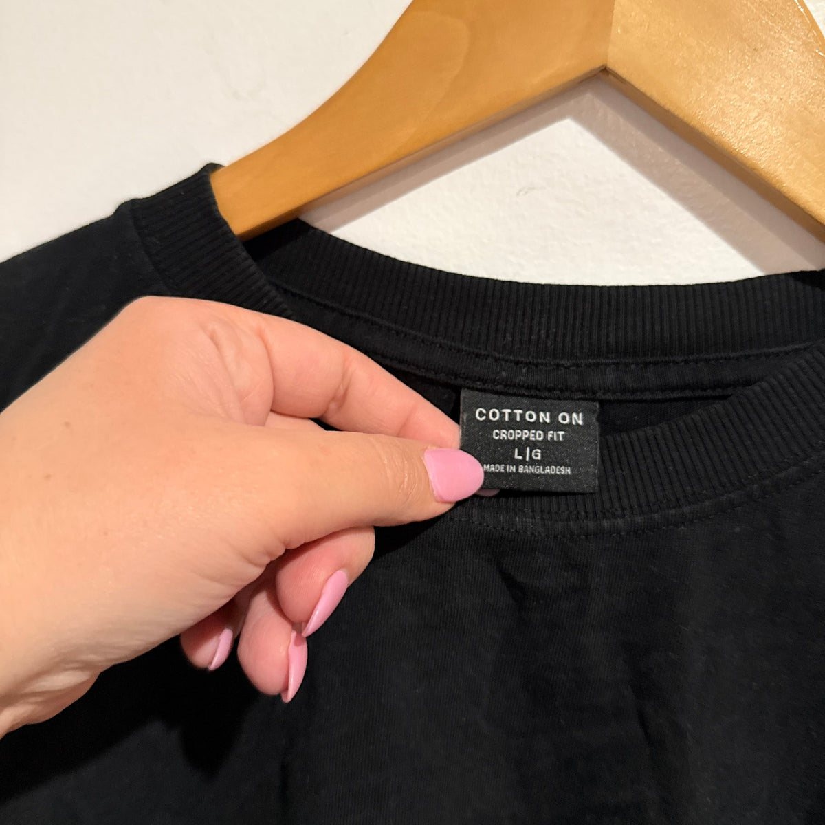 Cotton On Size L Cropped Fit Cotton Tee – photo 2