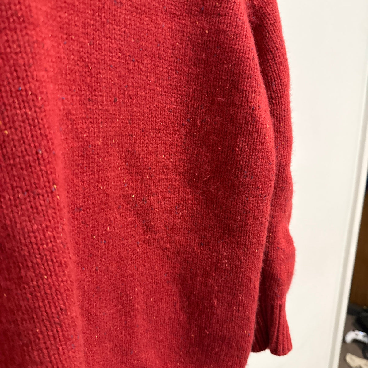 ULD Unlabeled Size XS Speckled Wool Knit Jumper – photo 4