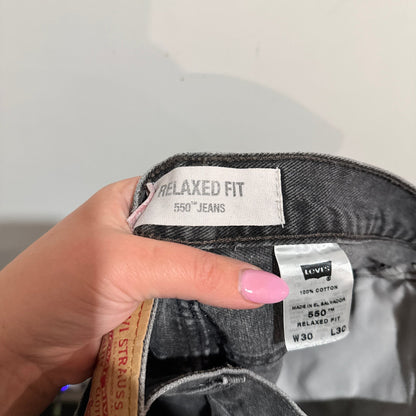 Levi's 550 Size W30 L30 Relaxed Fit Jeans – photo 2