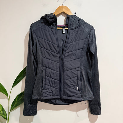Cotton On Body Size S Quilted Panel Hooded Active Jacket