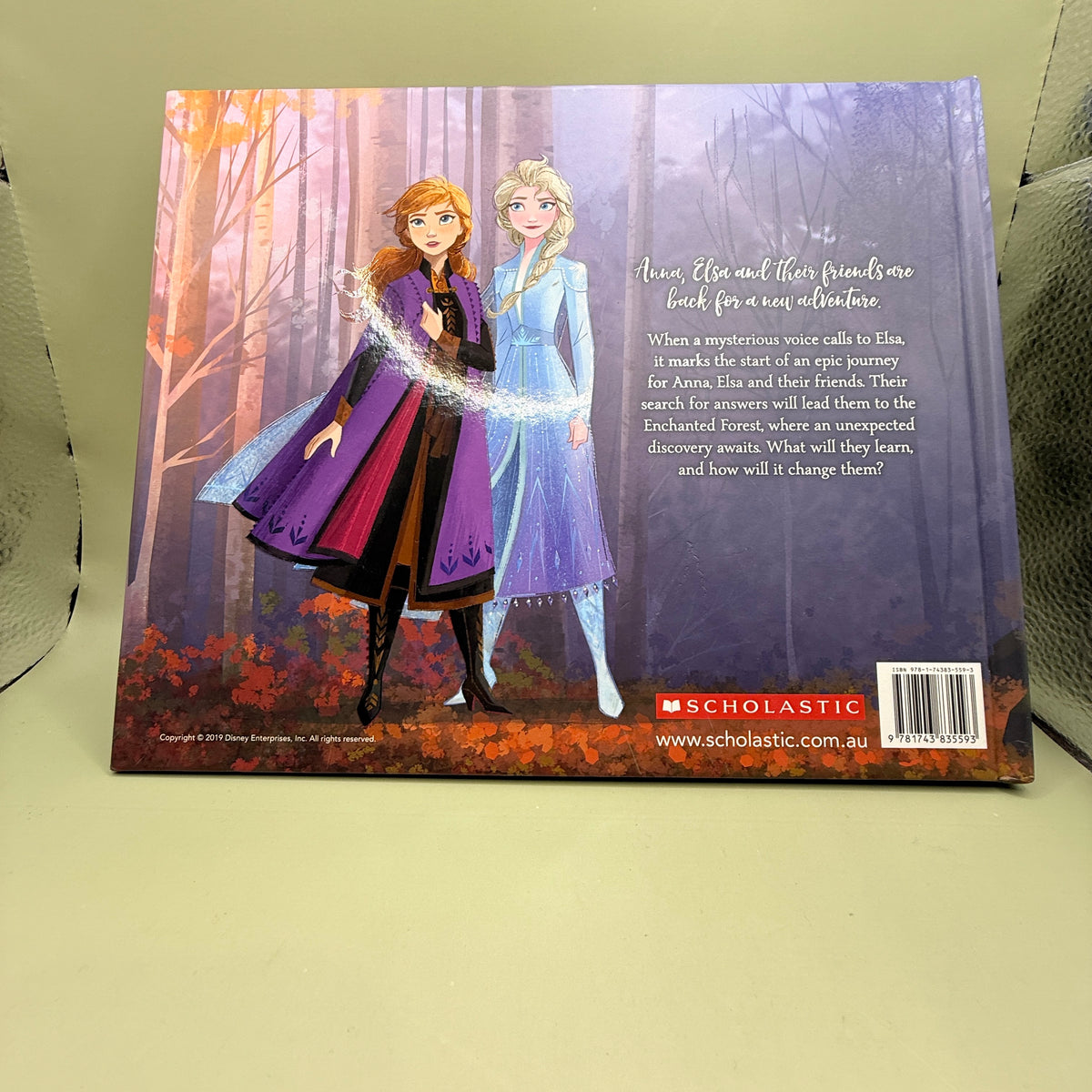 Disney Frozen 2 Movie Story book Hard Cover Book 2019