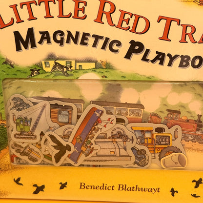 Little Red Train Magnetic Playbook by Benedict Blathwayt