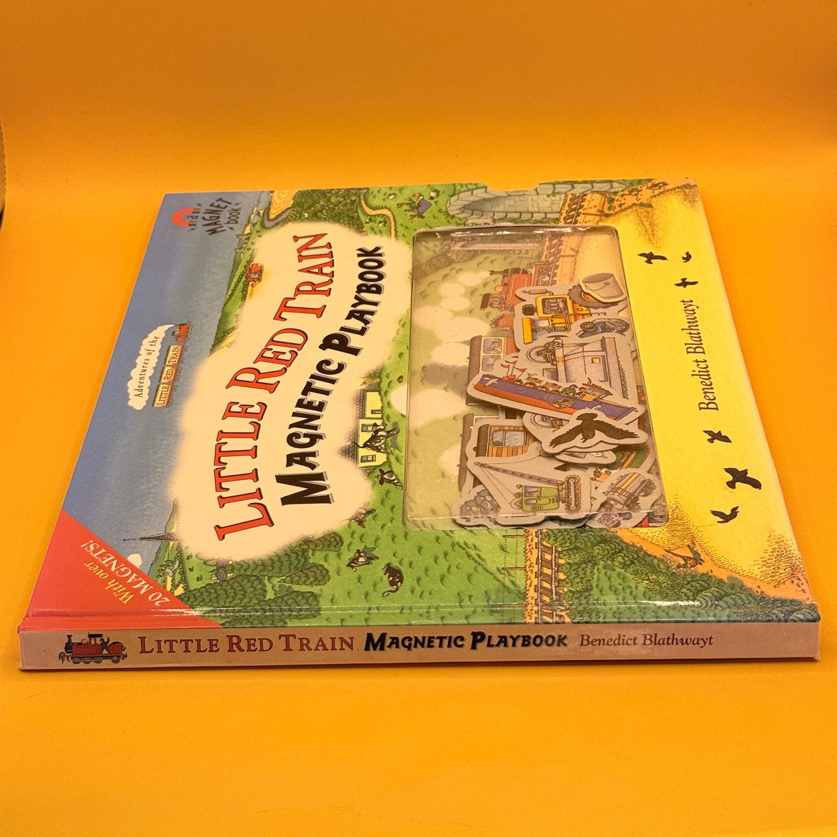 Little Red Train Magnetic Playbook by Benedict Blathwayt