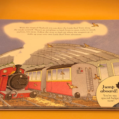 Little Red Train Magnetic Playbook by Benedict Blathwayt