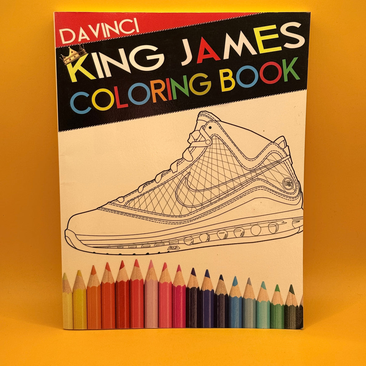 King James Coloring Book - LeBron Sneakers by DaVinci