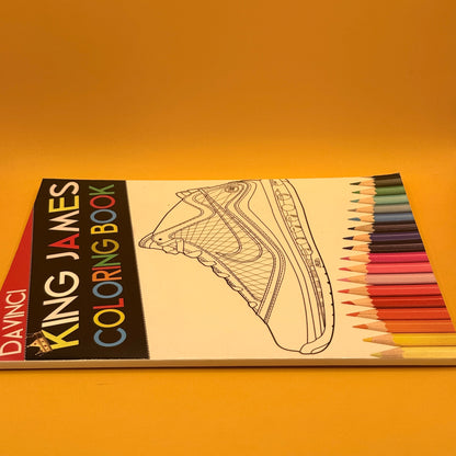 King James Coloring Book - LeBron Sneakers by DaVinci