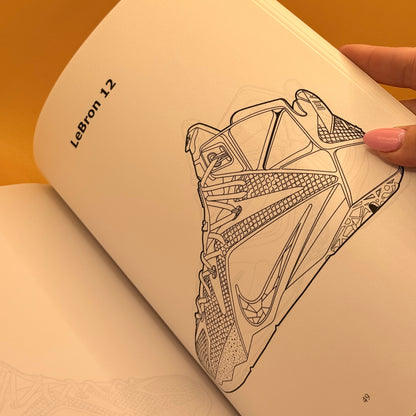 King James Coloring Book - LeBron Sneakers by DaVinci