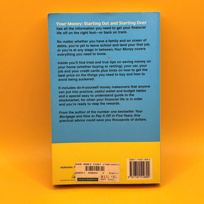 Your Money: Starting Out and Starting Over by Anita Bell
