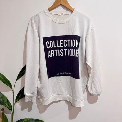 Zara Trafaluc Size M Collection Artistique Graphic Sweatshirt