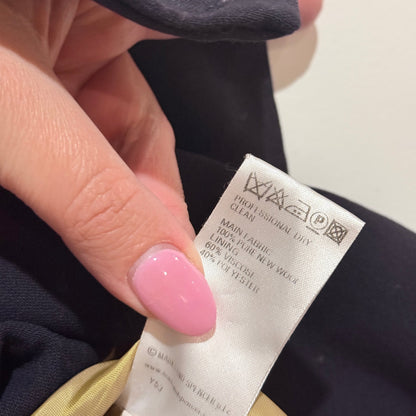 Marks & Spencer Size 12 Petite Wool Double Breasted Blazer