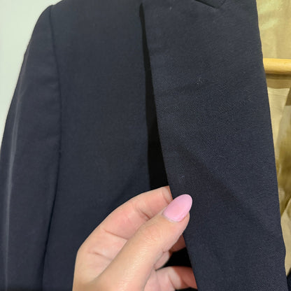 Marks & Spencer Size 12 Petite Wool Double Breasted Blazer