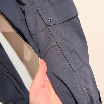 Verge Acrobat Size 8 Elastic Waist Cargo Pocket Crop Pants