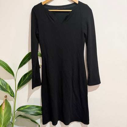 Elie Tahari Size S Wool Blend Long Sleeve Shift Dress