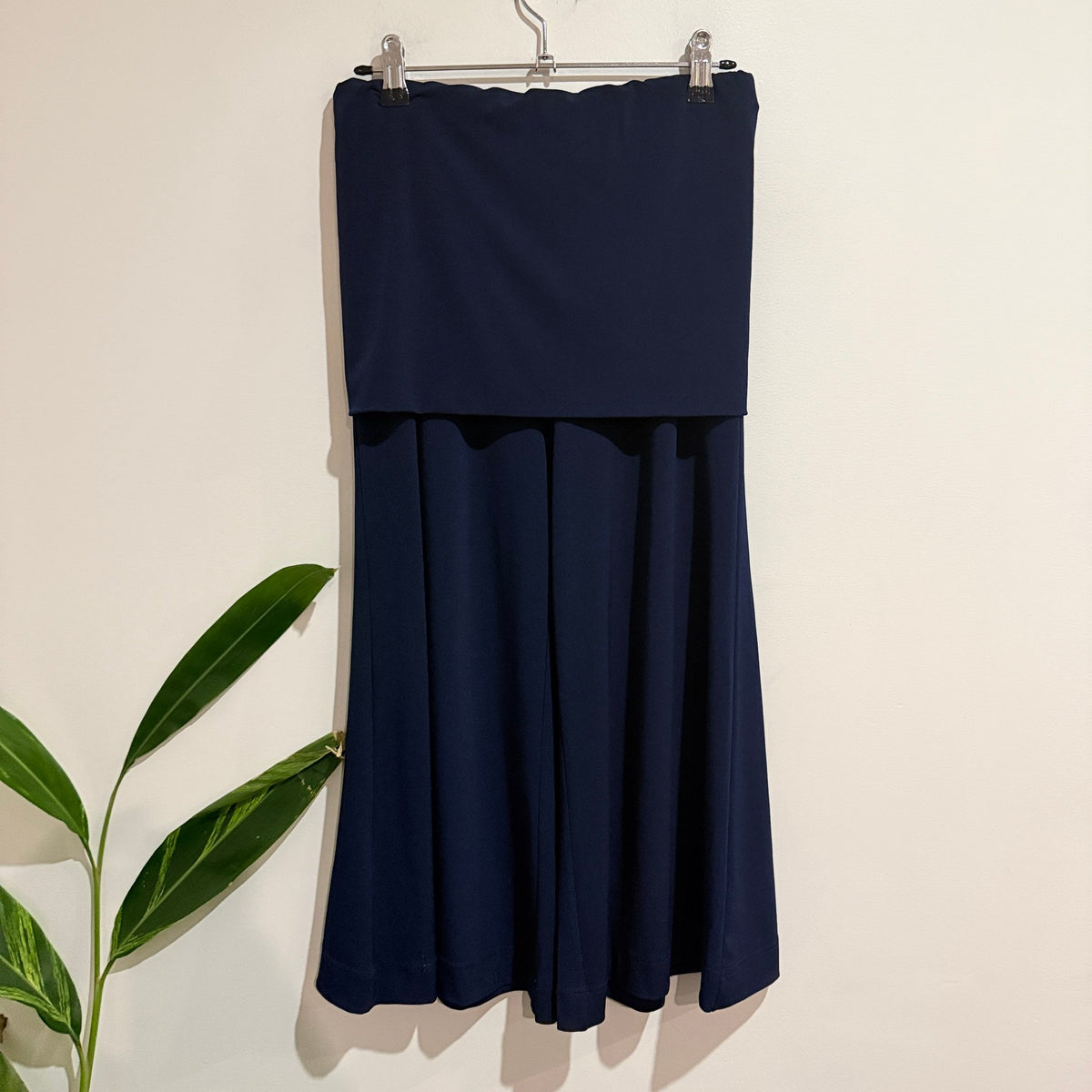 Kooky Size S Fold Over Waist Wide Leg Culottes