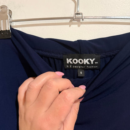 Kooky Size S Fold Over Waist Wide Leg Culottes