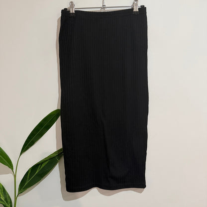 SHEIN Size M Ribbed Knit Midi Pencil Skirt