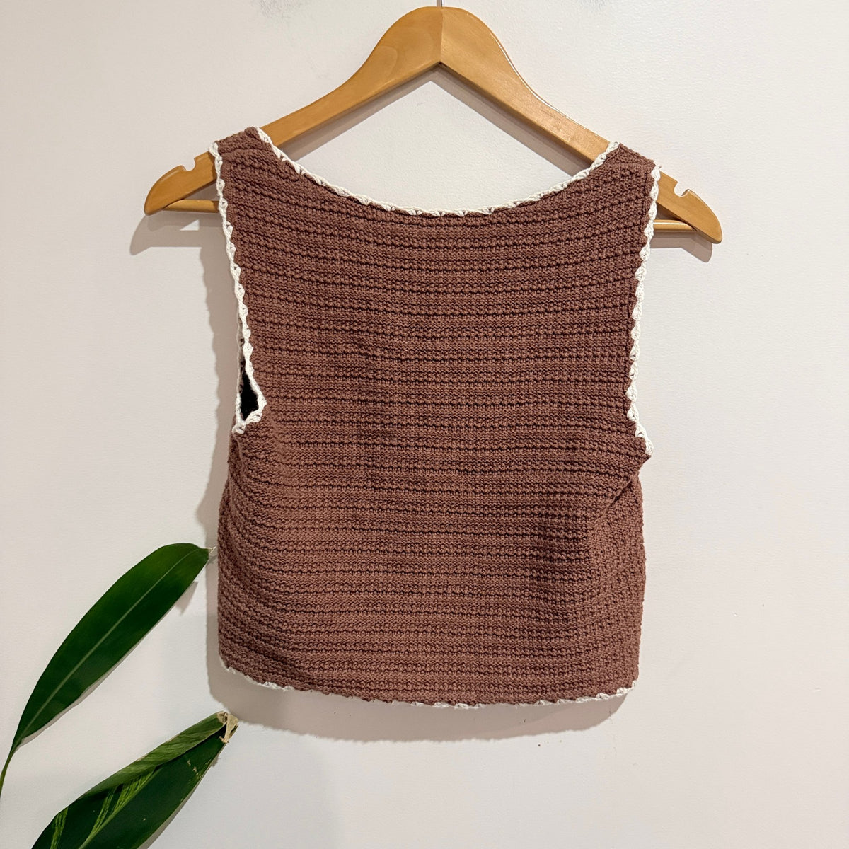 Cotton On Size M Crochet Knit Crop Tank