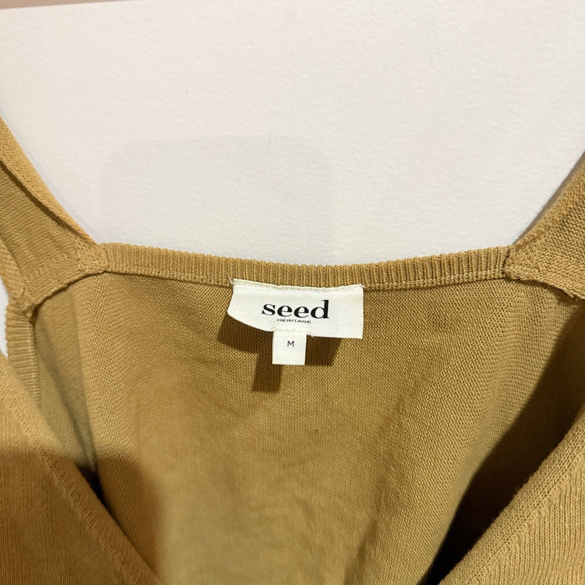 Seed Heritage Size M Knit Tie Back Crop Top