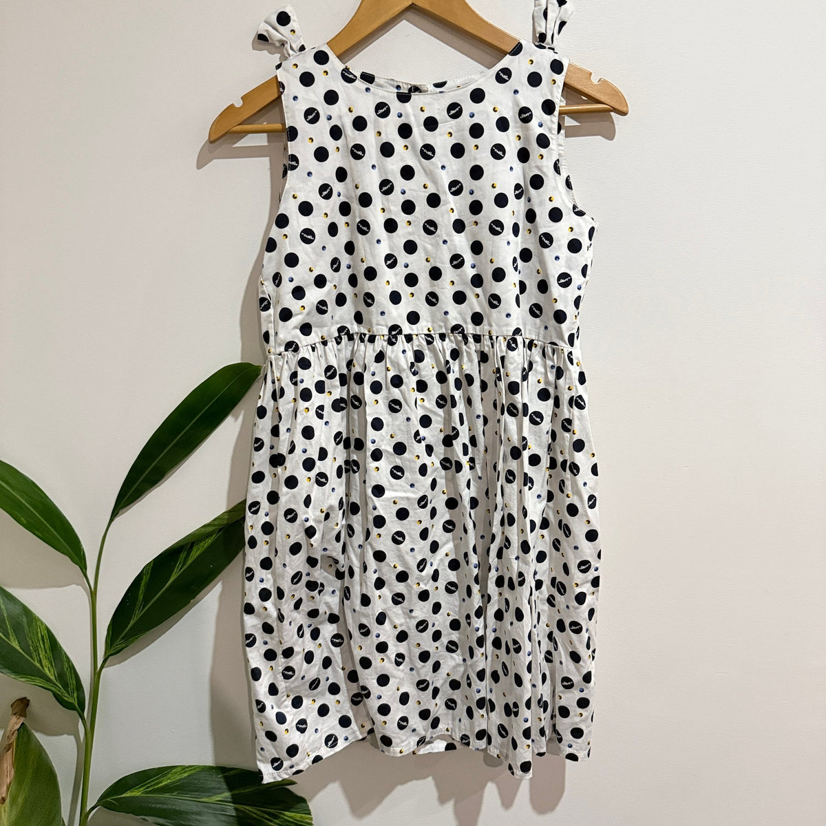 Girls Size 160 | U/Arm to U/Arm 40cm Spot Print Cotton Dress
