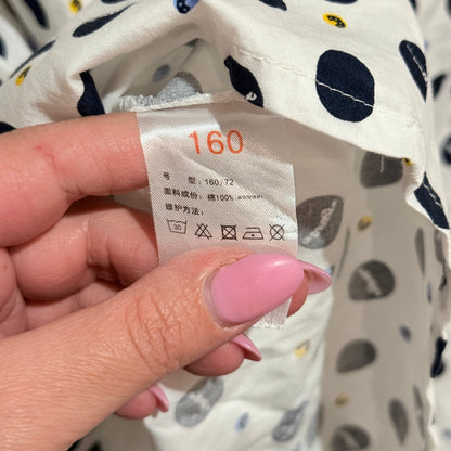 Girls Size 160 | U/Arm to U/Arm 40cm Spot Print Cotton Dress