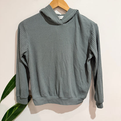 H&M Kids Size 10 Ribbed Knit Hoodie