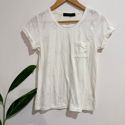 Decjuba Size S Star Burnout Pocket Tee
