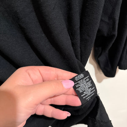 Decjuba Size M Mock Neck Batwing Sleeve Top