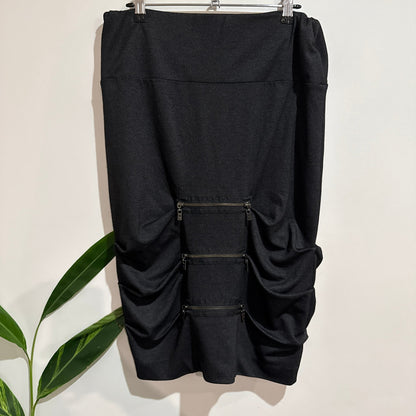 Verge Size 12 Ruched Zip Detail Pencil Skirt