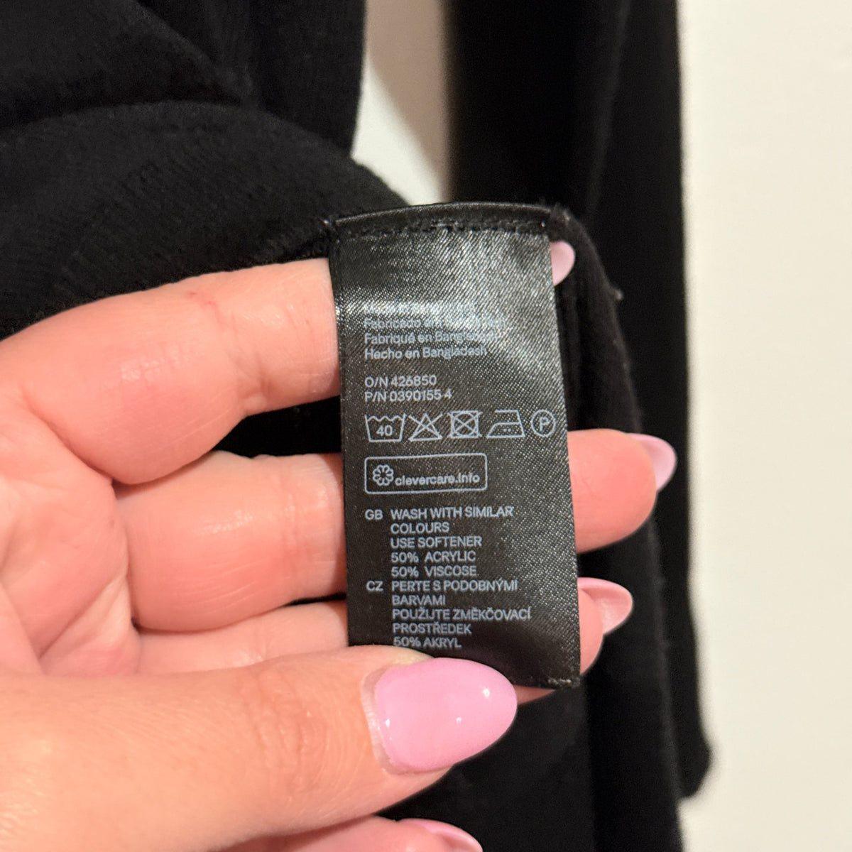 H&M Size S Fine Knit Longline Jumper
