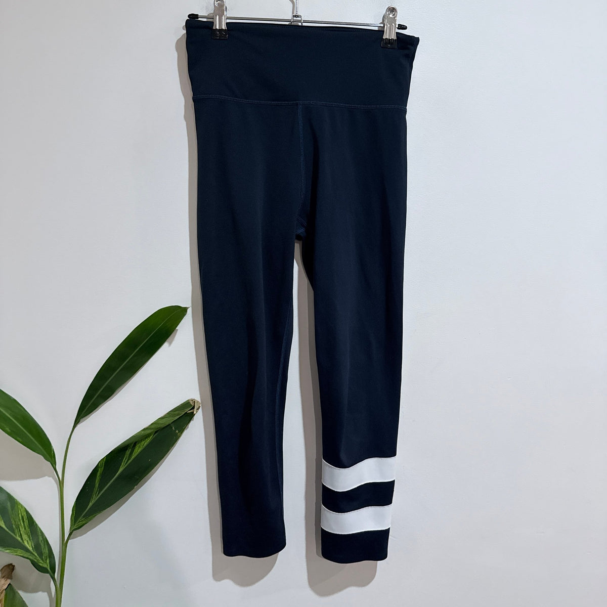 Lilybod Size S Stripe Hem High Waist Leggings
