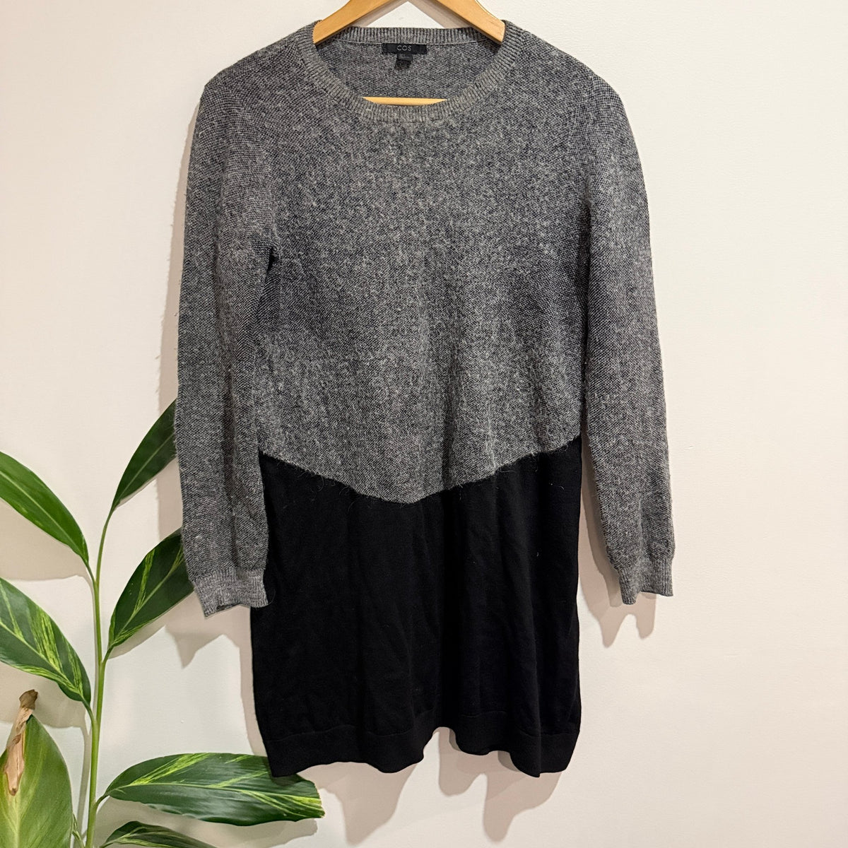 COS Size S Wool Alpaca Blend Knit Tunic
