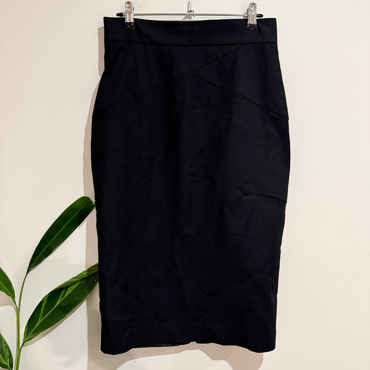 Cue Size 10 Seamed High Waist Pencil Skirt