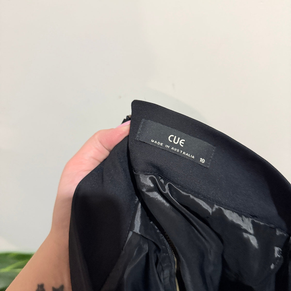 Cue Size 10 Seamed High Waist Pencil Skirt