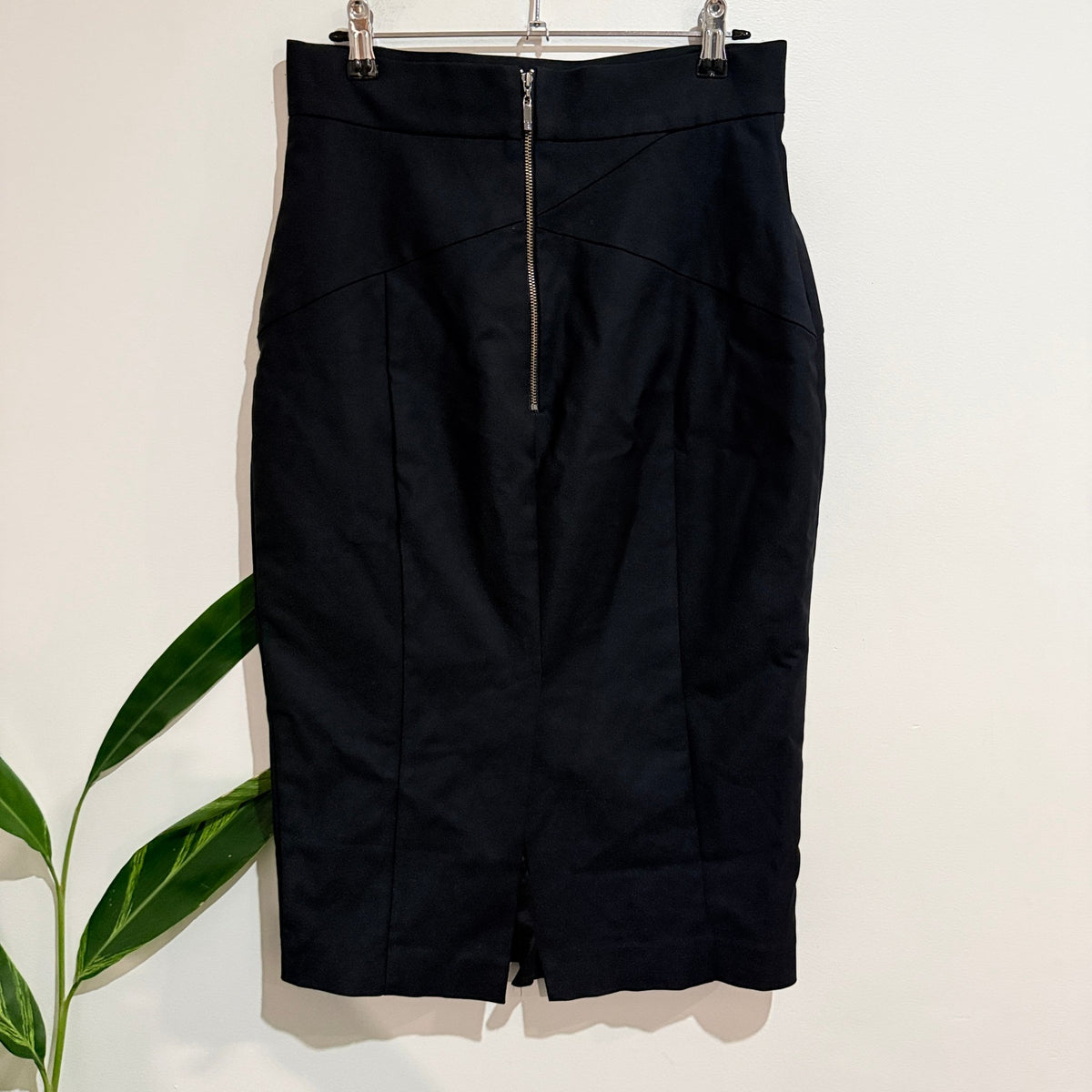 Cue Size 10 Seamed High Waist Pencil Skirt