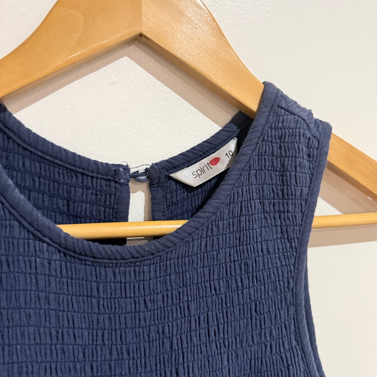 Spirit Size 10 Shirred Bodice Cotton Gauze Tiered Maxi Dress