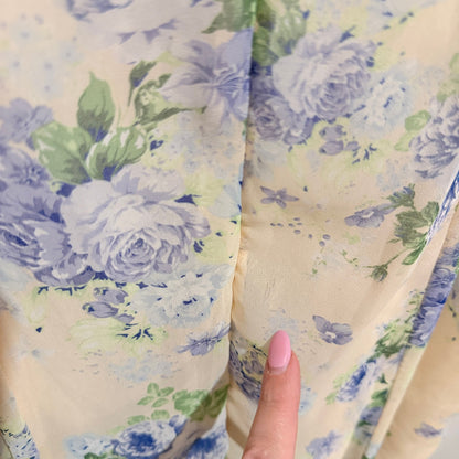 Cotton On Size XS Floral Print Button Front Slip Midi Dress
