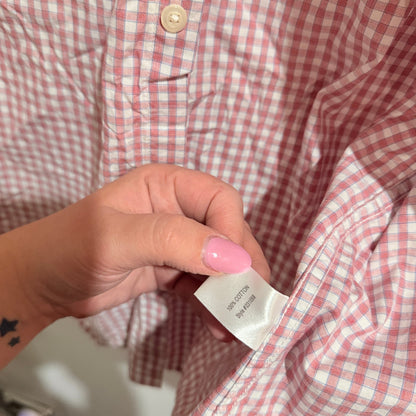 Witchery Man Size L Gingham Short Sleeve Shirt