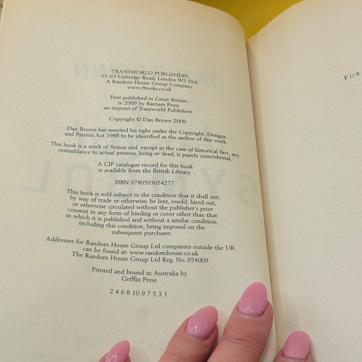 The Lost Symbol by Dan Brown