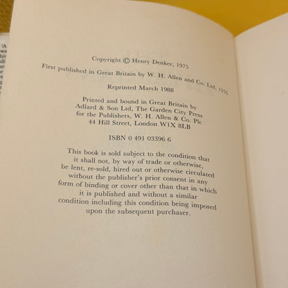 The Physicians by Henry Denker - 1988