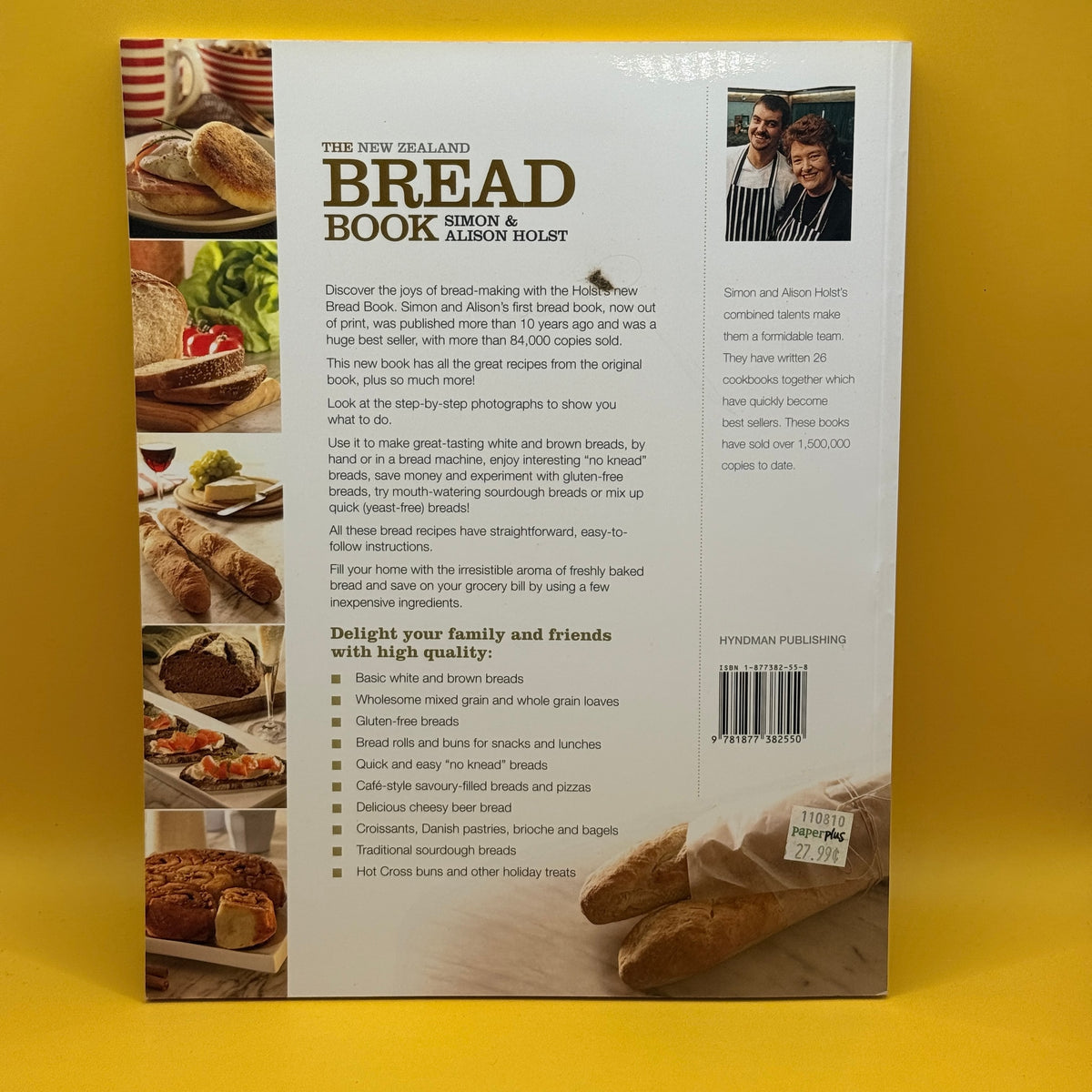 The New Zealand Bread Book by Simon and Alison Holst