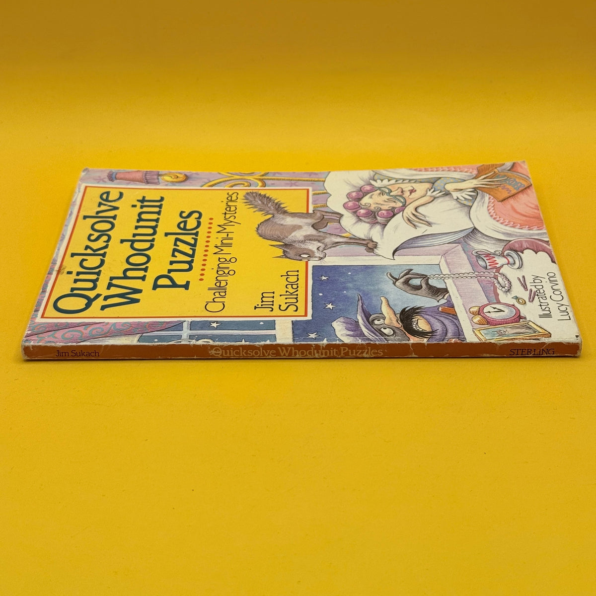 Quicksolve Whodunit Puzzles: Challenging Mini-Mysteries by Jim Sukach
