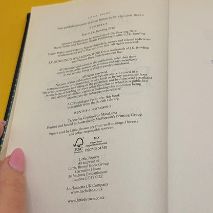Fantastic Beasts and Where to Find Them: The Original Screenplay by J.K. Rowling