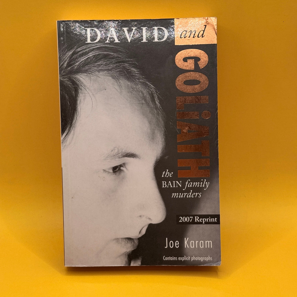 David and Goliath: The Bain Family Murders (2007 Reprint) by Joe Karam