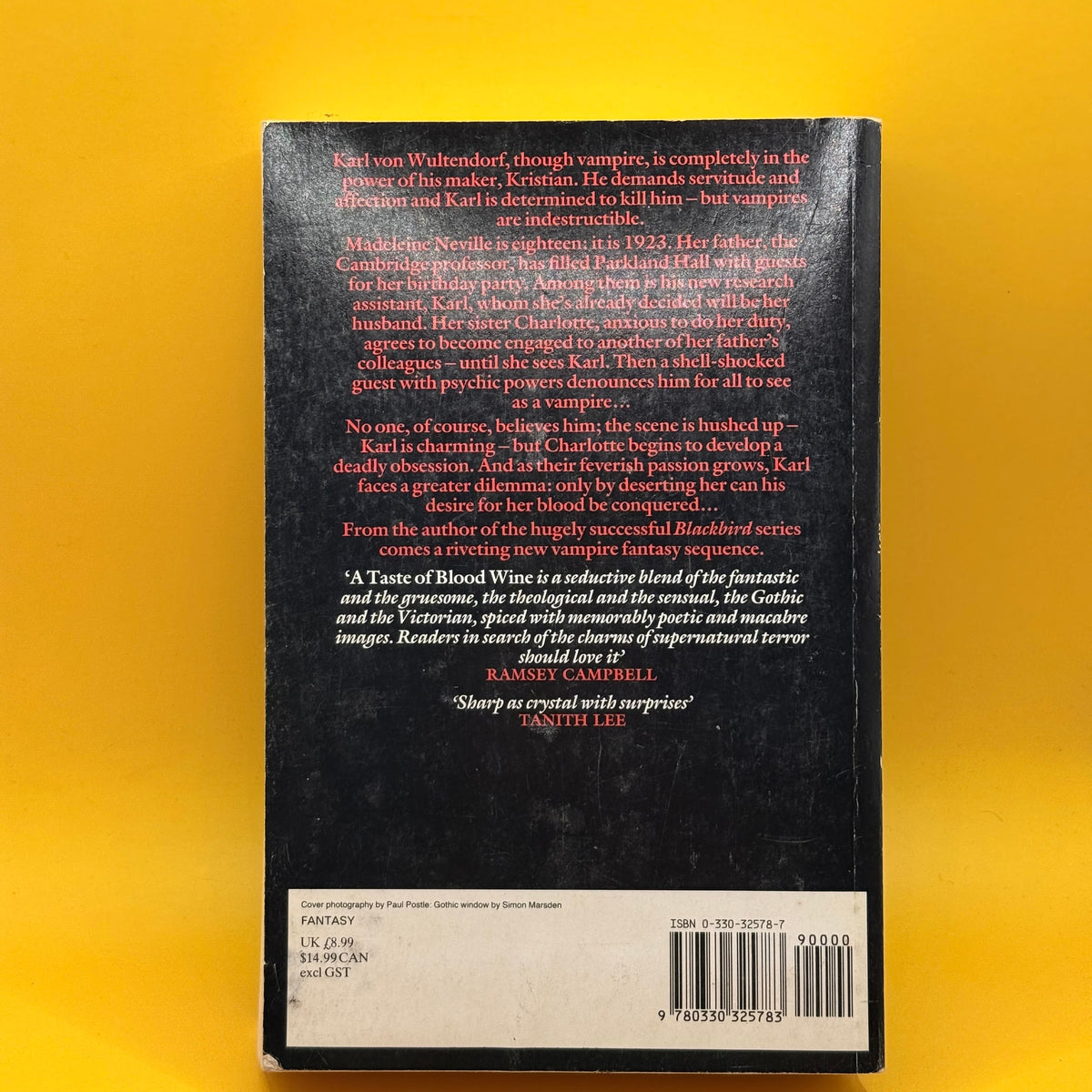 A Taste of Blood Wine by Freda Warrington