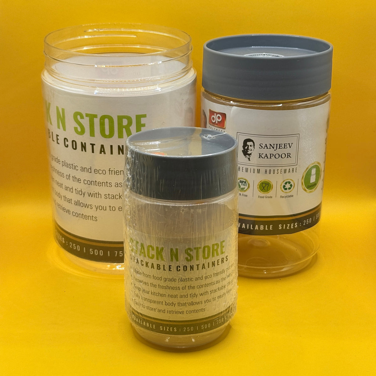 Sanjeev Kapoor Stack N Store Storage Containers